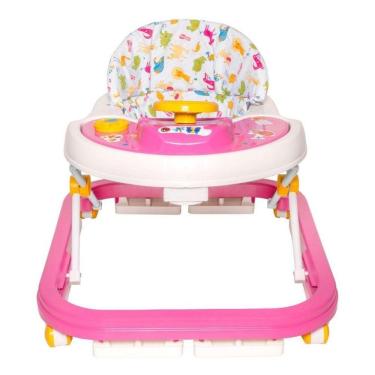 Imagem de Andador Infantil Musical Sonoro Soft Way Styll Baby Rosa