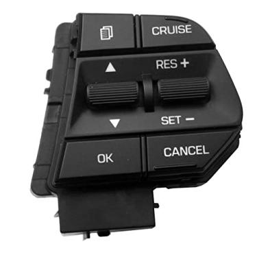 Imagem de DYBANP Interruptor de cruzeiro de carro, para Hyundai Sonata 2015-2016, interruptor de controle de cruzeiro do volante direito do carro