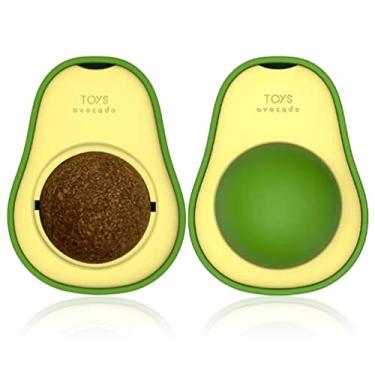 Imagem de PATKAW 2 Pcs Catnip Catnip Abacate Catnip Giratória Brinquedos Brinquedos Brinquedos Interativos Catnip Mastigar Brinquedo Brinquedo Mordida de Gato