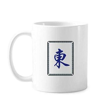 Imagem de Wind East Mahjong Caneca padrão cerâmica cerâmica café porcelana xícara louça