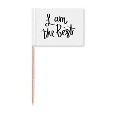 Imagem de I Am the Best Quote Art Deco Presente Fashion Palito de Dentes Marcador Decoração de Festa
