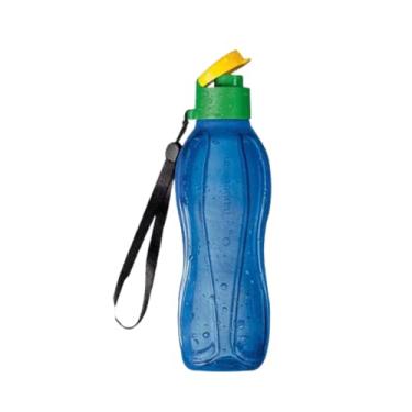 Imagem de Tupperware Garrafa Ecotupper 500ml Azul Hexa | Com Cordinha