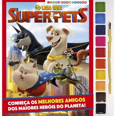 Imagem de DC Liga dos Superpets Livro para Pintar com Aquarela
