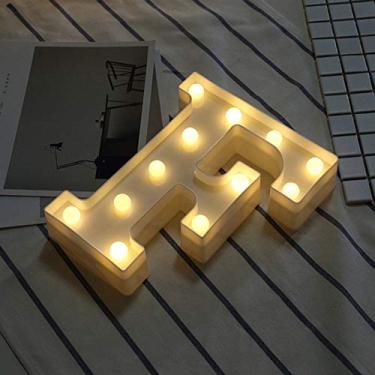 Imagem de Número de placa de casa flutuante 3D DIY branco letra de plástico luz LED letreiro alfabeto lâmpada noturna para decoração de ambientes internos e externos