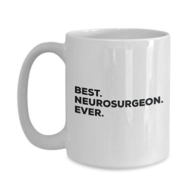 Imagem de Caneca Best Neurosurgeon ever – Caneca de café divertida – Thank You Appreciation For Christmas Birthday Holiday Ideias exclusivas de presente