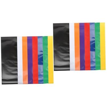 Imagem de Operitacx 16 Folhas vinil de cor sólida ferro sobre vinil filme de transferência de calor vestidos filme conveniente vinil para ferro em tecidos portátil roupas adesivos de copo