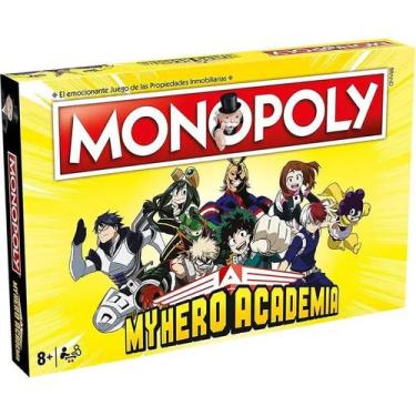 Imagem de Jogo De Tabuleiro Monopoly My Hero Academia Hasbro Wm00826 2 6 Jogador