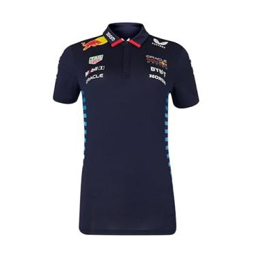 Imagem de Camisa polo feminina Red Bull Racing F1 2024 Team, Céu noturno, XXG