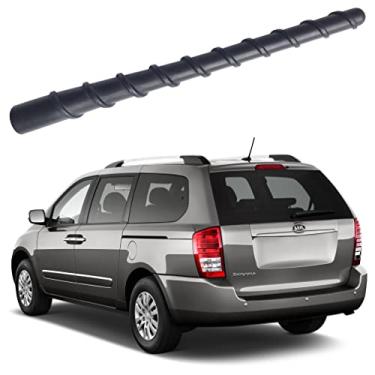 Imagem de Antena de borracha espiral flexível de 17 cm para Kia Sedona (2005-2014), antena Kia Sedona, à prova de lavagem de carro – Substituição interna de mastro de antena de bobina de cobre