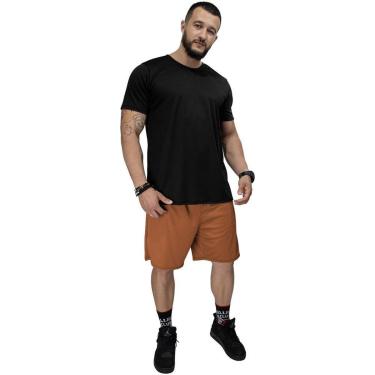Imagem de Kit Bermuda e Camiseta Sport Vista Rock Liso Preto e-Masculino
