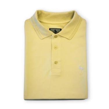 Imagem de Camisa Gola Polo Básica Amarela-Masculino