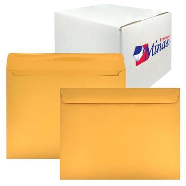 Imagem de Envelope de livreto 100 Minas Envelope 23 cm x 30,5 cm, premium 12,7 kg, 100 envelopes (Kraft)