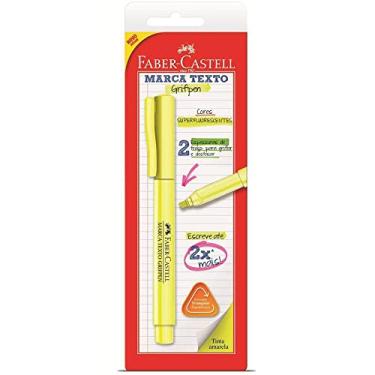 Imagem de Caneta Marca Texto, Faber-Castell, Grifpen, SM/MTAMZF, Amarelo, 1 Unidade