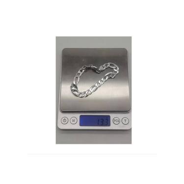 Imagem de Pulseira em prata 925 estilo Cartier italiano para homens 21cm