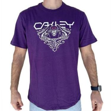 Imagem de Camiseta Oakley Ellipse Skull WT24 Masculina-Masculino