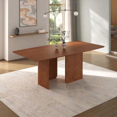 Imagem de Mesa de Jantar 8 Lugares 210cm x 110cm Boreal CabeCasa MadeiraMadeira Cinamomo
