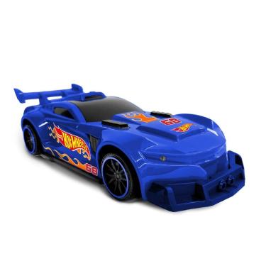 Imagem de Hot Wheels Carros Track Ripper Azul com Luz e Som 42cm Multikids - BR2264