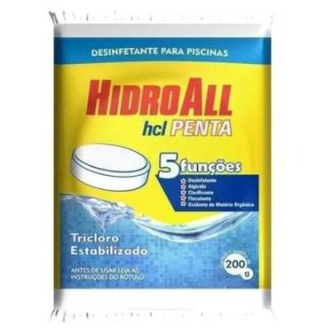 Imagem de Cloro para piscinas hcl Penta HidroAll pastilha 200g