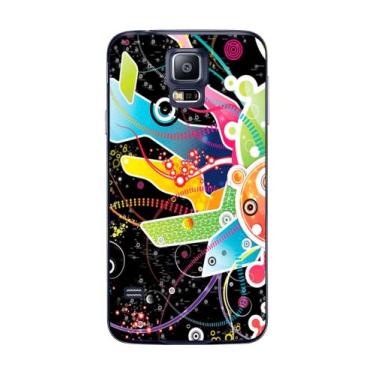 Imagem de Capa Adesivo Skin058 Verso Para Galaxy S5 New Edition - KawaSkin