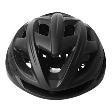 Imagem de Capacete de Ciclismo de Bicicleta Pc Eps Preto Fosco Leve Ajustável 17 Furos de Ventilação Capacete de Bicicleta para Mulheres Homens Acessórios de Motocicleta