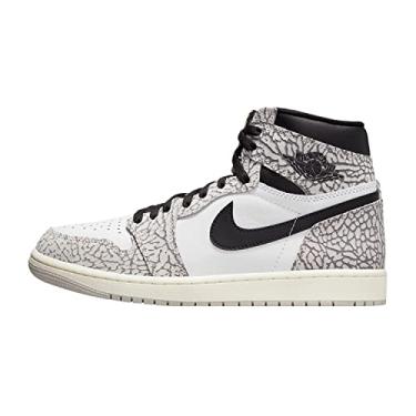 Imagem de T nis masculino Air Jordan 1 Retro High OG, Cinza tecnol gico/musselina preto-branco, 40 BR
