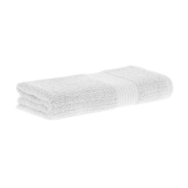 Imagem de Toalha Rosto Fio Canelado Branca Buddemeyer 100% Algodão, Branco