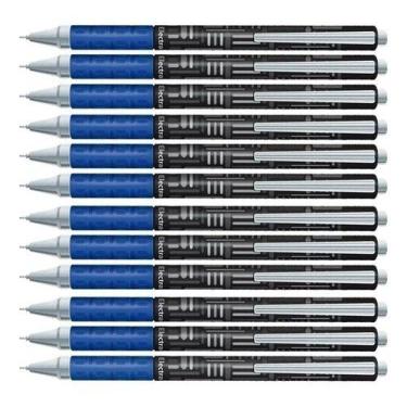 Imagem de Kit 12 Caneta Cis Electra 0.7mm 6 X Azul 6 X Preta