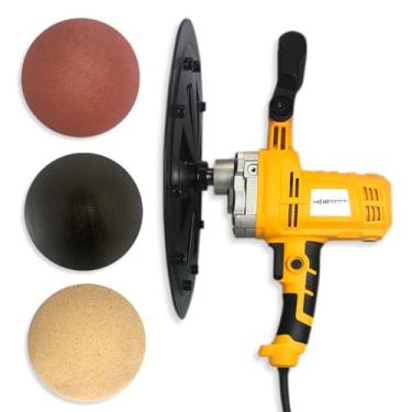 Imagem de Desempenadeira Reboco Parede Elétrica Menegotti 1200w 60Hz P/Textura Revestimento Massa Corrida Calfino - 127v