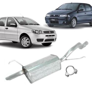 Imagem de Escape Silencioso Traseiro Palio 1.0/1.3/1.4 Fire 96 À 2014 - Escapame
