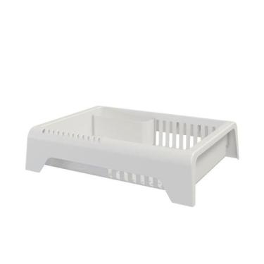 Imagem de Escorredor de Louça em Plástico Smile - Stolf, Branco