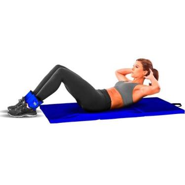 Imagem de Conjunto Colchão Colchonete Espuma D50 Descanso Camping Luta Yoga Com 