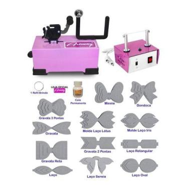 Imagem de Máquina Fazer Laço + Máquina Cortar Fita + Moldes Laço - K26 - Artmaq