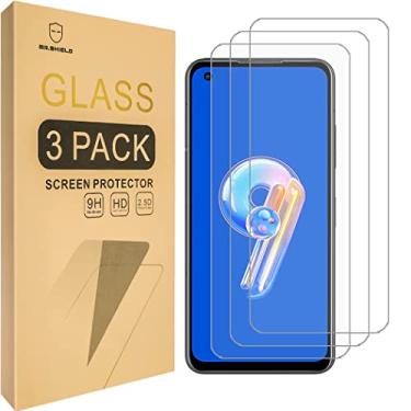 Imagem de Mr.Shield [Pacote com 3] Protetor de tela projetado para Asus Zenfone 9 [vidro temperado] [vidro japonês com dureza 9H]
