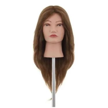 Imagem de Cabeça de Treino Boneca Treino Corte 100% Cabelo Natural - A.R Varieda