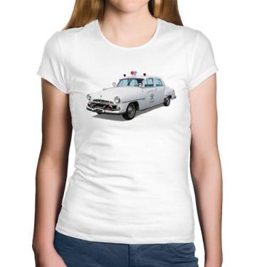 Imagem de Baby Look Algodão Sheriff Car - Foca na Moda, Branco, M