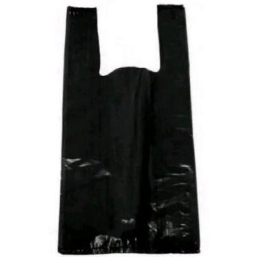 Imagem de Sacolas Plasticas Reciclada Recuperada Preto  1kg - Salix