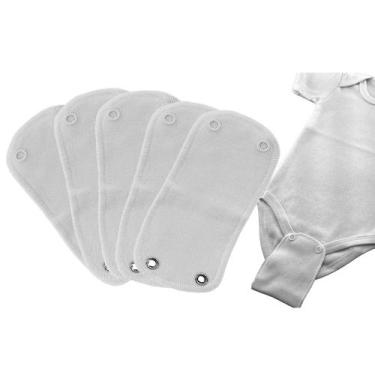 Imagem de Kit 5 Un Extensor Body Bebe Botões De Pressão Em Aço Atacado - Jolen B