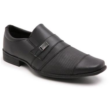 Imagem de Sapato Social Masculino Executivo Estilo Italiano Luxo Padrinho Noivo 