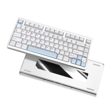 Imagem de YUNZII Teclado Mecânico Sem Fio Para Jogos Al75 Pro 75%, Cnc De Alumínio Completo, Bt/2.4G/Com Fio, Teclas Pbt, Hot Swap Montado Na Junta, Luz De Fundo Rgb Personalizada, Programável Para Mac/Win (P