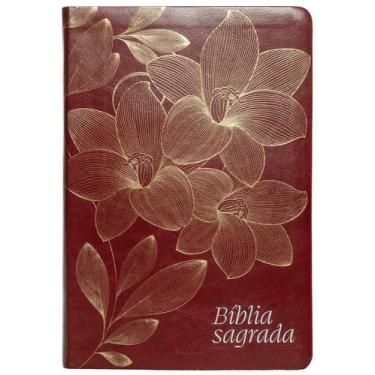 Imagem de Livro - Bíblia NVI, Letra Gigante, Couro-soft vinho, Leitura Perfeita