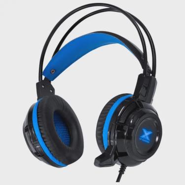 Imagem de Fone de ouvido headset gamer taranis V2 P2 microfone azul