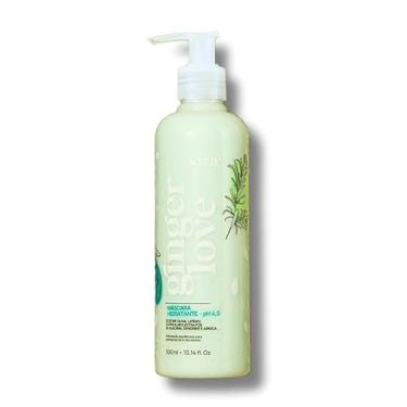 Imagem de Ginger Love Máscara Hidratante Capilar, Vegano, com Óleo de Oliva e Gengibre, para Couro Cabeludo Oleoso, 300ml - Virá Cosméticos