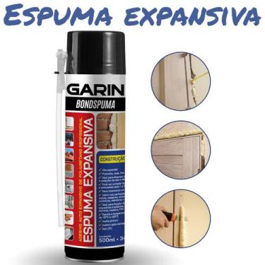 Imagem de Kit Espuma Expansiva 500ml Garin Bondspuma, 1 Unidade