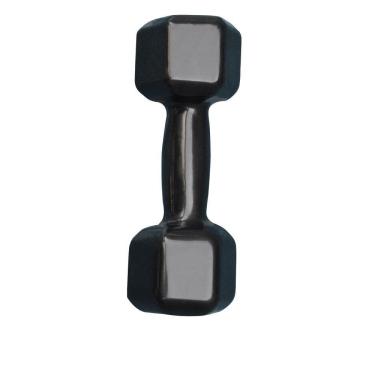 Imagem de Halter Sextavado Emborrachado 6Kg Academia Treino Musculação