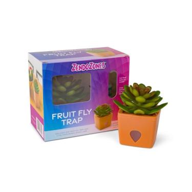 Imagem de ZendoZones® Armadilha para moscas de frutas areia serena, base de terracota