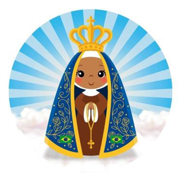 Imagem de Painel Redondo 3D Sublimado Religioso Frd-5239