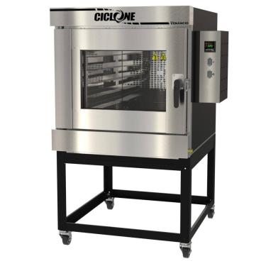 Imagem de Forno Turbo A Gás Venâncio Ciclone 5 Esteiras Interior Inox Exterior Aço Carbono 127V FTCG5