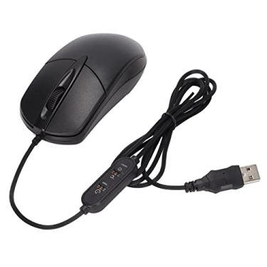 Imagem de Mouse Com Fio, 1600DPI Ergonomic Heated Warmer Mouse, 3 Níveis Ajustáveis, Ratos de Jogo USB de Computador para Windows PC Laptop