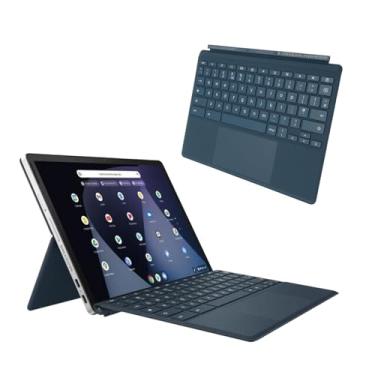 Imagem de Gugxiom Teclado adequado para Chromebook x2 11-da0023dx tablet de 11 polegadas, teclado ultrafino magnético para tablet portátil com touchpad, TPN H101K, versões do Reino Unido