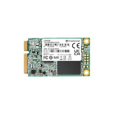 Imagem de Transcend SSD SATA III 6G/s mSATA de 128 GB, unidade de estado sólido interna, até 560 MB/s, cache SLC, para Ultrabook, desktop, tablet, PC, servidor, TLC - TS128GMSA220S